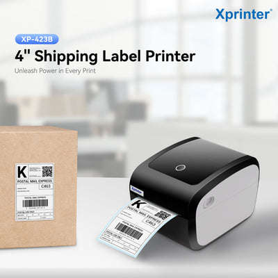 Xprinter XP-423B USB + Bluetooth 4" Shipping Label Printer