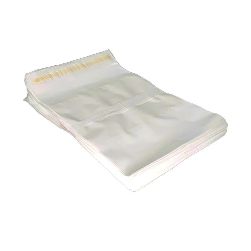 Large A3 Plain White Plastic Courier Pouch with Pocket 100s
