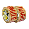 1 Rolls 2" x 50M Brown FRAGILE Packaging Tapes