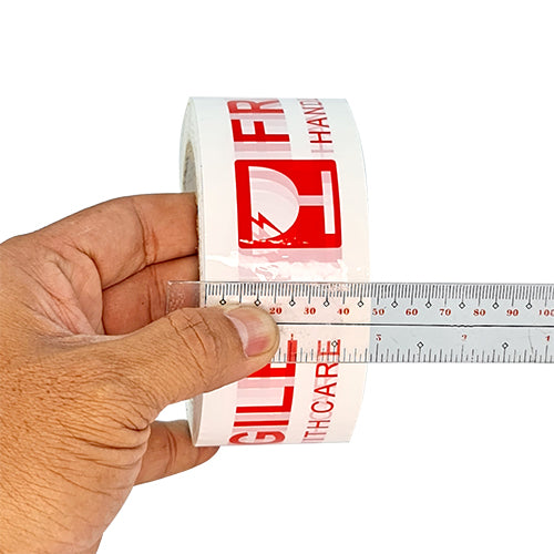 2" x 100M White FRAGILE Packaging Tapes